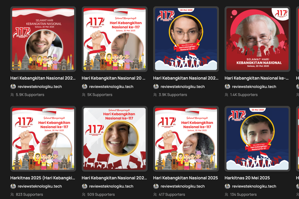 Dapatkan 30 Twibbon Hari Kebangkitan Nasional 2025: Desain Terbaru!