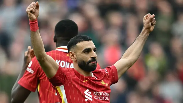 Liverpool Juara Liga Inggris, Salah Bidik Gelar Liga Champions