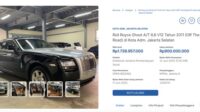 Lelang Rolls-Royce Murah! Pemerintah Buka Harga Fantastis, Buruan!