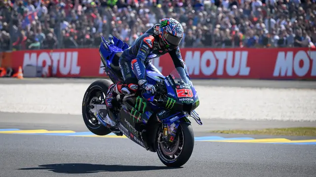 Quartararo Dominasi FP2 MotoGP Belanda 2025, Marquez Tertahan